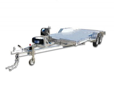 Tandem Car Trailer with Ramps and Winch ATM 3500kg