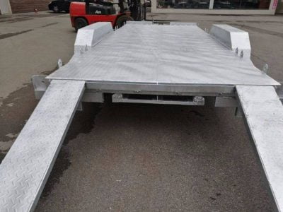 Car Trailer with Ramps and Winch
