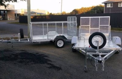 8 x 5 ft ATV and Caged Trailer ATM 750kg